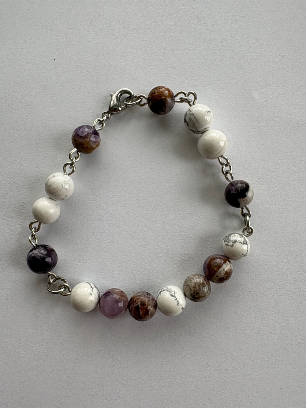 “Howling Amethyst” Hybrid bracelet by JILpeaces